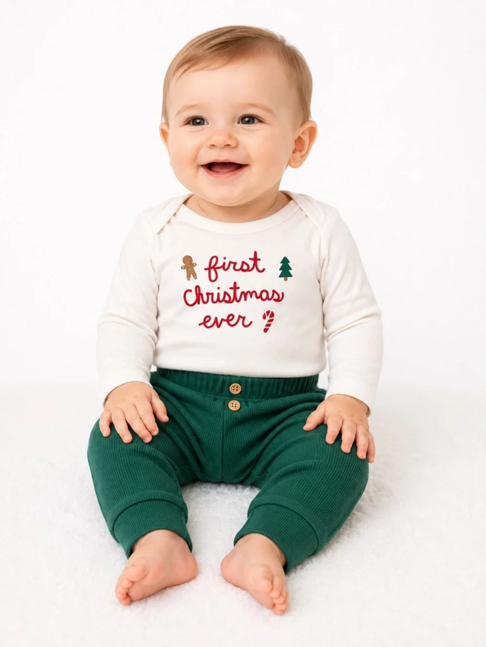 New - Carter’s “First Christmas Ever” 2-Piece Holiday Outfit